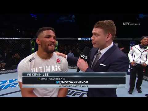 Kevin Lee Overcomes Edson Barboza Wheel Kick, Hits Jackpot At UFC Atlantic City