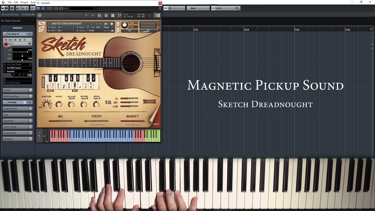 Magnetic Pickup Sound (Sketch Dreadnought)