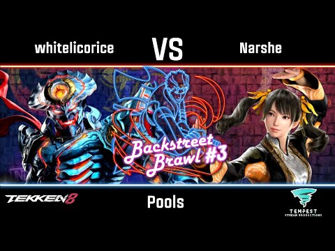 whitelicorice (Yoshimitsu) vs Narshe (Xiaoyu) - Tekken 8 Pools - Backstreet Brawl #3