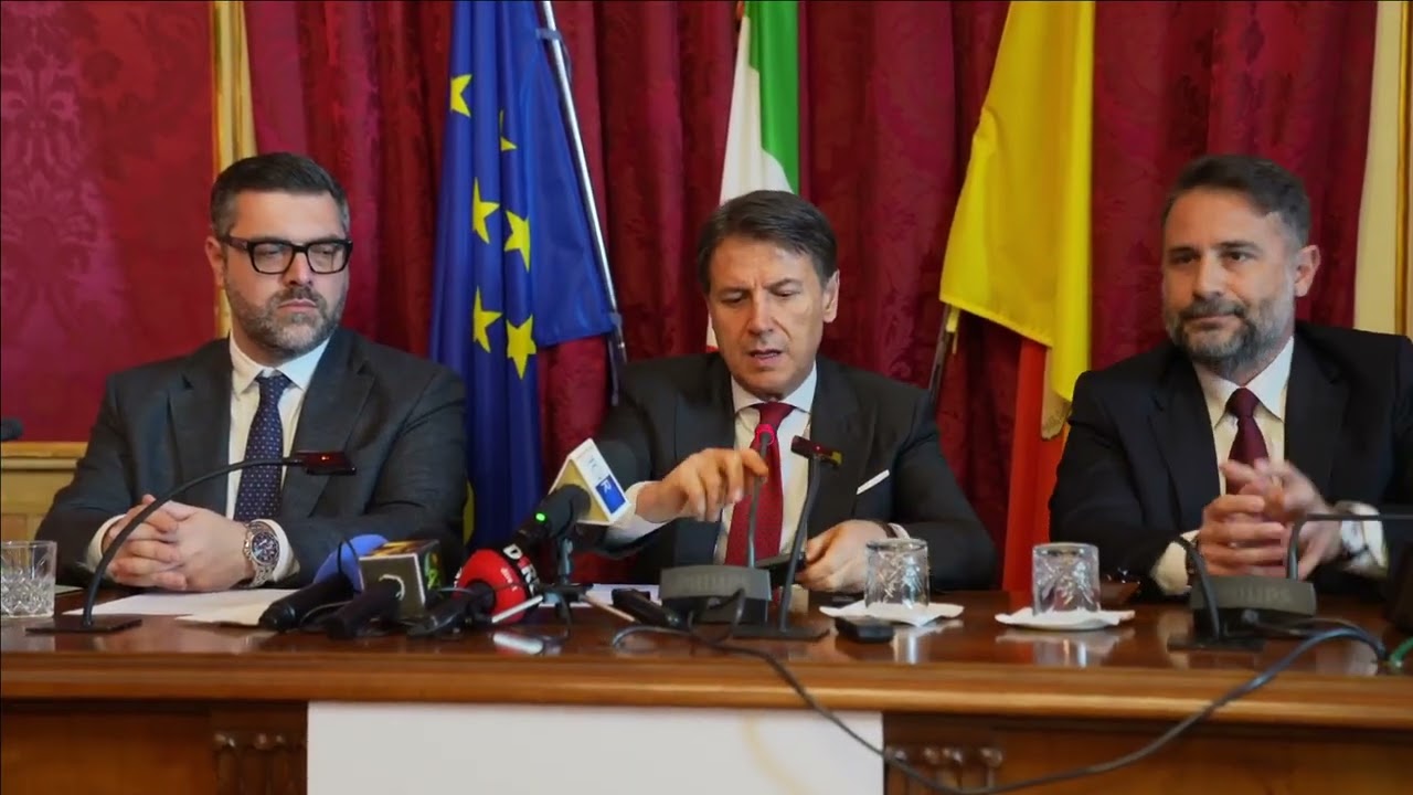 CONTE IN SICILIA: "GOVERNO DI AMICHETTI E APPALTI TRUCCATI, LA GIUNTA SCHIFANI VADA A CASA"