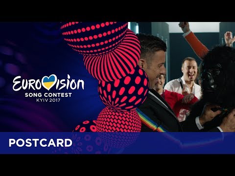 Postcard of Francesco Gabbani from Italy - Eurovision Song Contest 2017