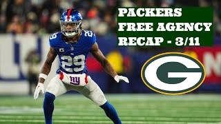 PACKERS FREE AGENCY RECAP (March 11th)