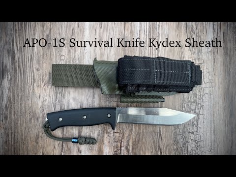 Survival Lilly APO-1S Survival Knife Kydex Sheath