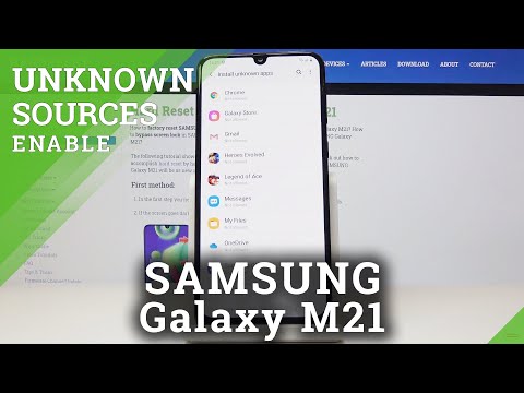 How to Allow Unknown Sources in SAMSUNG Galaxy M21 – Unknown Sources