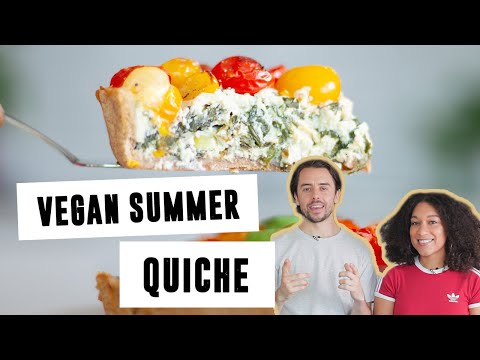 How To Make A Vegan Summer Quiche | SO VEGAN