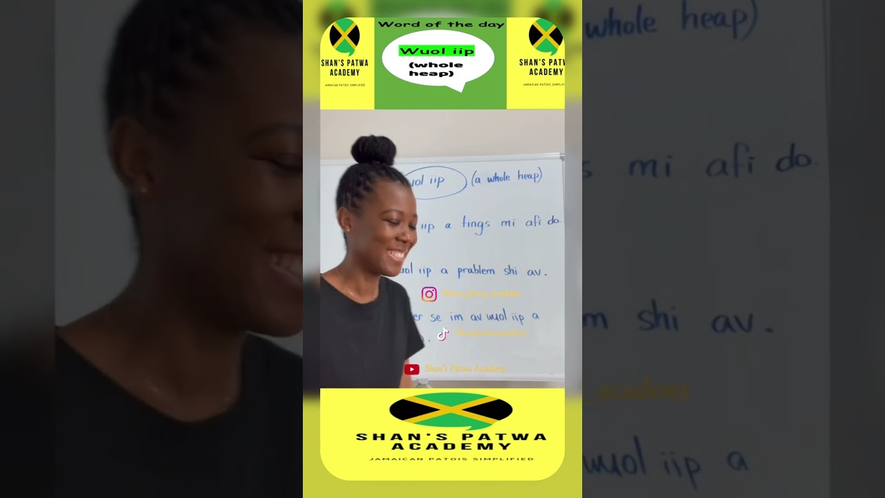 How to say a whole heap in Jamaican #learn #jamaicajamaica #jamaicanproducts Jamaican language