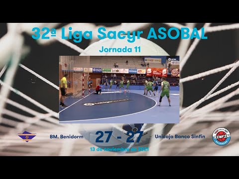32ª Liga Sacyr ASOBAL J11: BM. Benidorm - Unicaja Banco Sinfín 27-27
