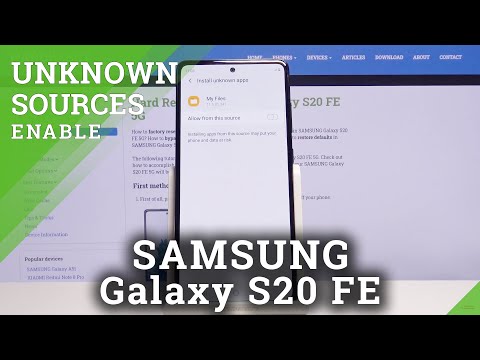 How to Allow Unknown Sources on SAMSUNG Galaxy S20 FE 5G – Download Apps from Unknown Sources