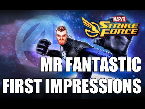 Mr Fantastic Rank up, First Impressions & Gameplay - Marvel Strike Force
