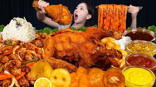 Download lagu 골뱅이소면에 옛날통닭 🍗 육퇴 먹방 성공?! Crispy Chicken & Spicy Sea Snails with Noodles Mukbang ASMR Ssoyoung mp3