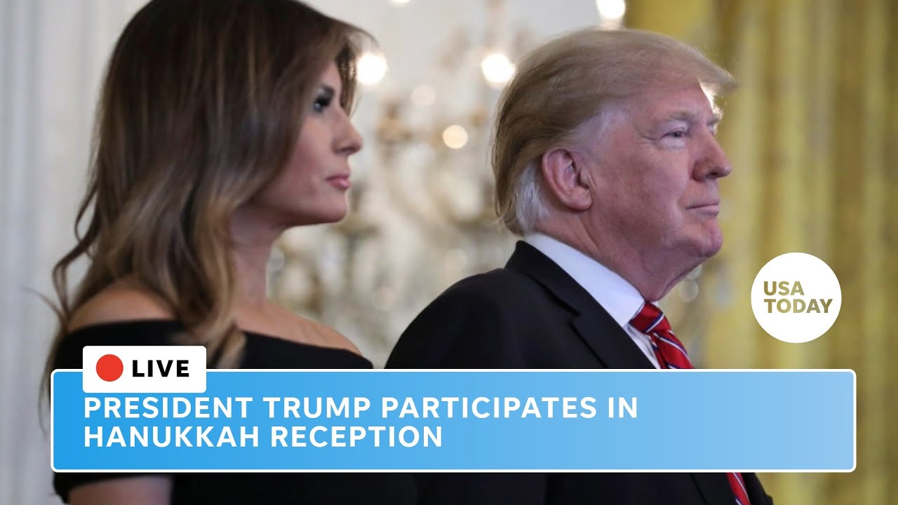 President Trump participates in Hanukkah reception
