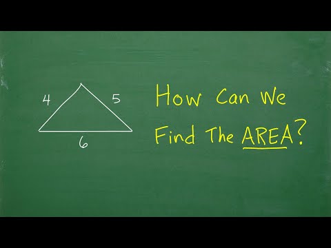 AWESOME Formula – AREA of a TRIANGLE (Herons Formula)