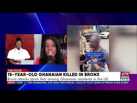 15-year-old Ghanaian killed in Bronx: Bullying is not just in the West, it is very global - De-Heer.