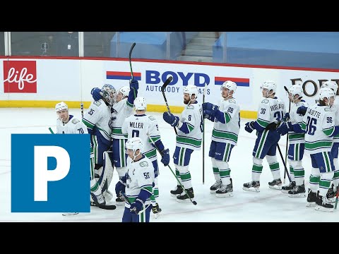 Coach Travis Green on Canucks 4 0 win over Winnipeg Jets The Province