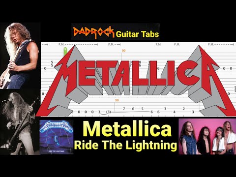 Ride The Lightning - Metallica - Guitar + Bass TABS Lesson