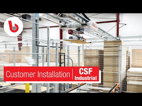 Barbaric CSF Industrial // Automated Panel Storage and Retrieval System // Customer Installation