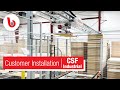 Barbaric CSF Industrial Automated Panel Storage And Retrieval System Customer Installation