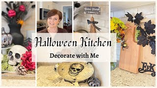 NEW!! HALLOWEEN 2022 KITCHEN DECORATE WITH ME 👻 SIMPLE HALLOWEEN DECOR
