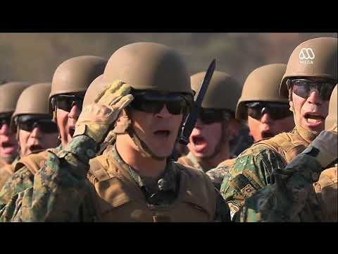 Efectivos del Ejército entonan "Mi fusil y yo" en la Parada Militar 2019