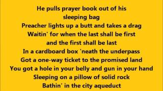 Bruce Springsteen - The Ghost of Tom Joad with Lyrics