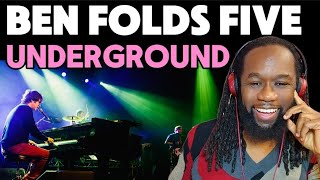 This is pure genius! BEN FOLDS FIVE Underground REACTION - First time hearing