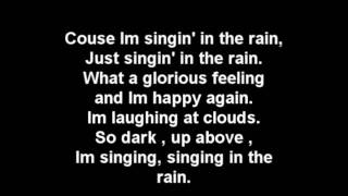 GLEE - Singin&#39; in the Rain / Umbrella Lyrics + Download! (HQ)