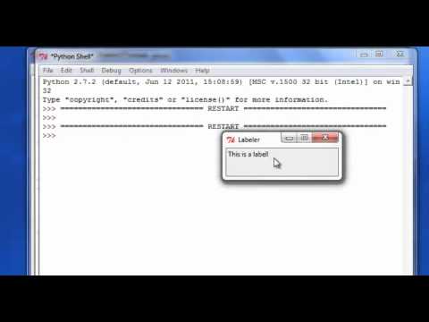 Basic Python Tutorial Creating Buttons And Labels For Gui
