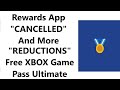 Microsoft Rewards App Cancelled And More Reductions. Free XBOX Game Pass Ultimate.