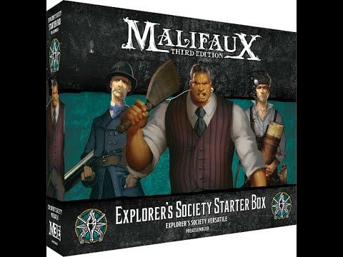 Rob looks at Malifaux - Explorers Society Starter Box