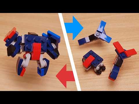 Remaking the original 55-piece robot with fewer parts and an even cooler design! Introducing Lightning Man Junior!