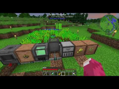 Minecraft FTB Present Direwolf20 1.10 Episode 2 Biofuel Power