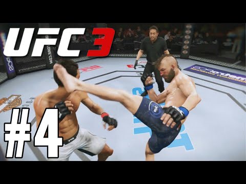UFC 3 Career Mode Walkthrough Part 4 - BEATING LEGENDS!