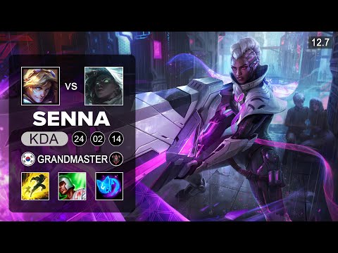 Senna vs Ezreal ADC - KR Grandmaster - Patch 12.7 Season 12