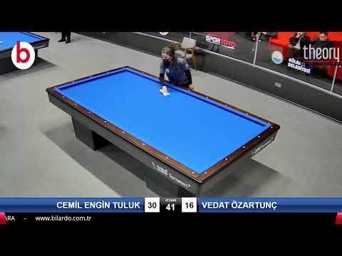 CEMİL ENGİN TULUK & VEDAT ÖZARTUNÇ Bilardo Maçı - 2022 ERKEKLER 1.ETAP-3.TUR