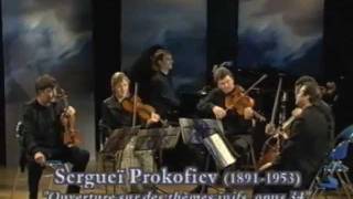 Bruno Robilliard, Quatuor Debussy & F. Sauzeau - Ouverture sur des thèmes juifs op. 34 S. Prokofiev