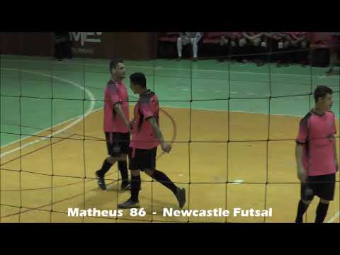 Gols de Ponte Preta 2 x 6 Newcastle Futsal. 1° Rodada do Futsal Série B de Tijucas 2019.