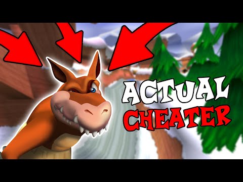 Crash Team Racing Speedrun but im a disgusting dirty cheater