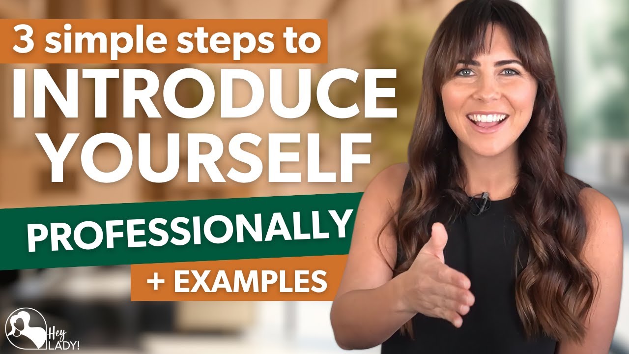 How To Introduce Yourself Professionally | Self-Introduction Example