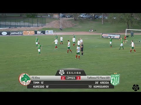 14. voor 2018: FC Elva - Tallinna FC Flora U21 2:2 (2:1)