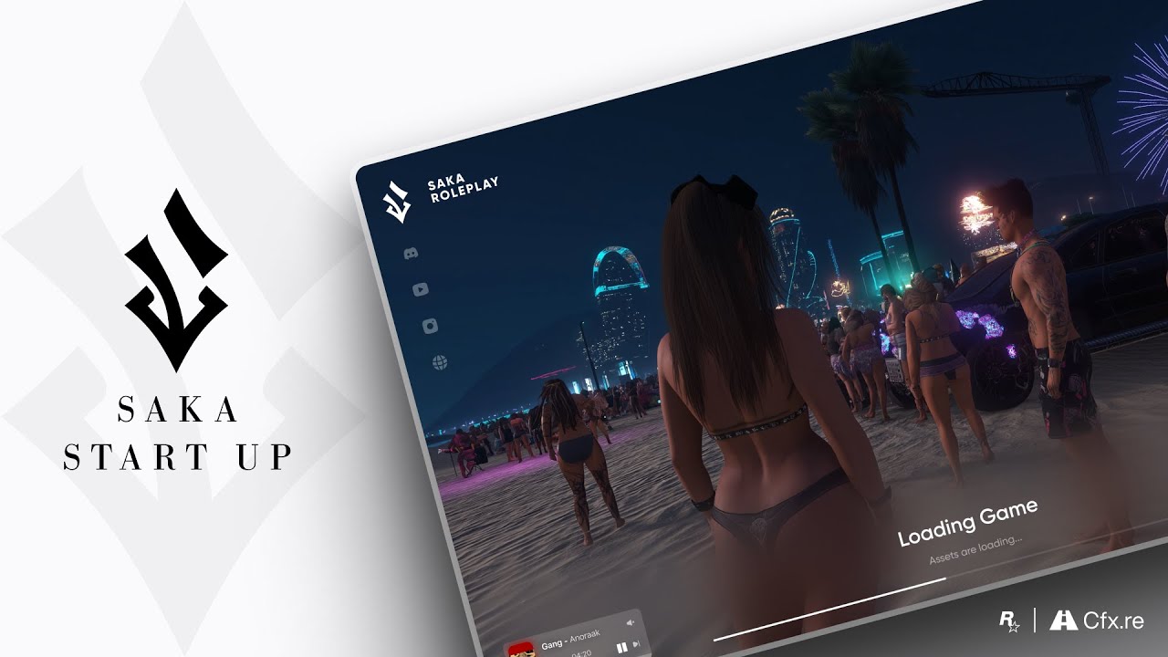 Saka Start Up (Loadingscreen,Multicharacter & Spawn) - Advanced & Modern thumbnail 23