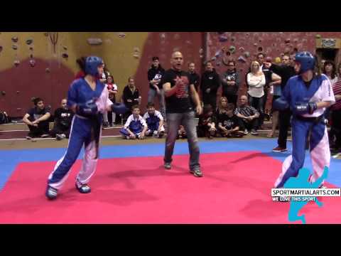 Carina Balan vs Rebecca Malepart - Women's Sparring - Quebec Open 2015