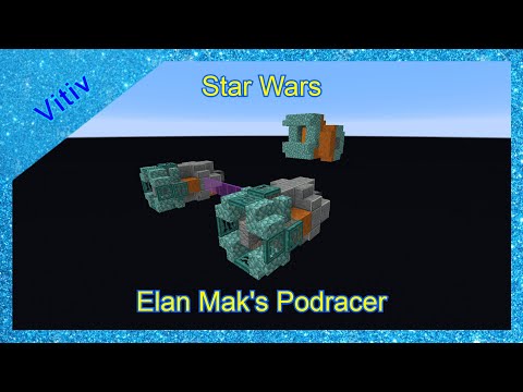 Star Wars Elan Mak's Podracer in Minecraft - Tutorial