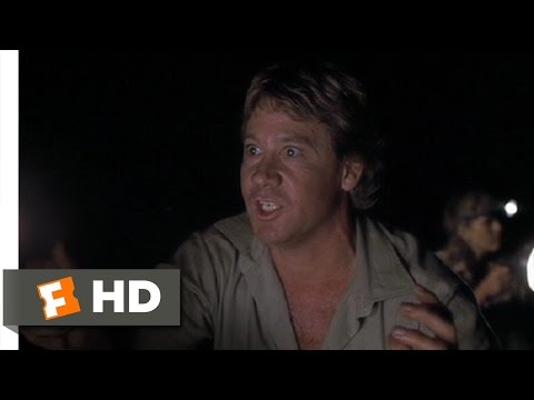 The Crocodile Hunter: Collision Course (2/10) Movie CLIP - Crocodile Hunting at Night (2002) HD