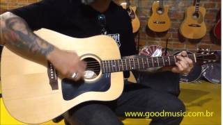 Video thumbnail for Violão Guild AD-3 Dreadnought Natural - Daniel - RJ by Good Music Instrumentos Musicais