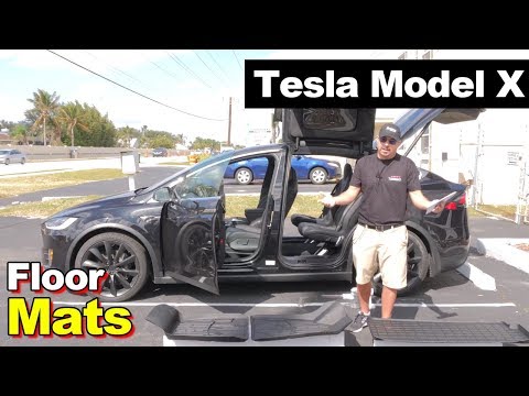Tesla Model X All Weather Floor Mat (Tesla Brand By Weathertech, USA Made)