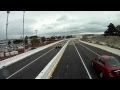 Zipper Truck at Work On Presidio Parkway 