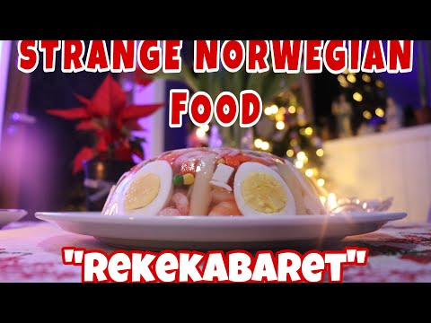 Strange Norwegian Food | Rekekabaret/Aspik | Shirmp Cabaret