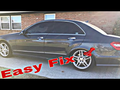 HOW TO FIX MERCEDES E550 W212 FROM DROPPING OVERNIGHT