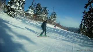 札幌国際スキー場 スノーボードフリーラン  2018.01.20