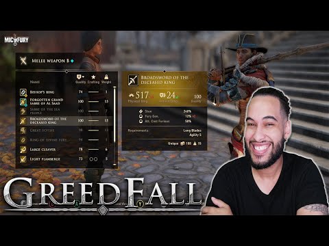 Greedfall - How to get Broadsword of the Deceased King (Weapon Guide)